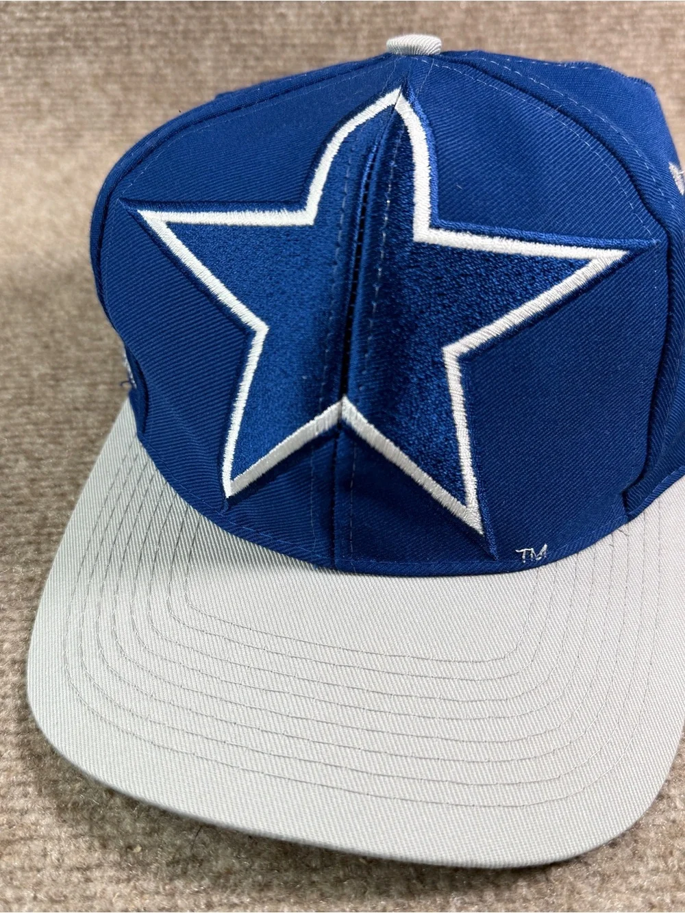 90’s Dallas Cowboys Hat Logo Athletic Snapback AOP NFL Pro Line Vintage Taiwan